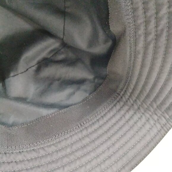 $1095 Authentic PRADA Made in ITALY Unisex Black Bucket Hats SZ.M / 58cm